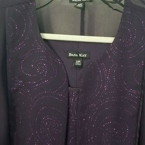 Dana Kay Purple Dress and Jacket